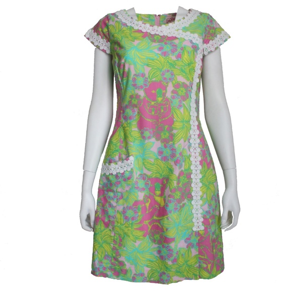 Lilly Pulitzer Dresses & Skirts - Lilly Pulitzer Original Revisit Laced Dress Sz 8